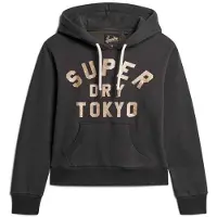 Superdry Sudadera Con Capucha Glitter Graphic Logo