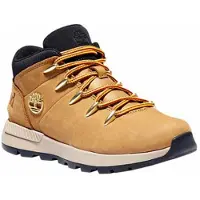 Timberland unisex para niños. TB0A2G7M2311 Botas de piel Sprint Trekker Mid Lace Up amarillo (25), Plano, Cordones, Casual, moda infantil, T