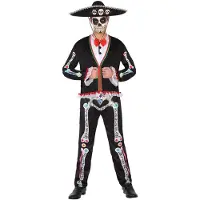Atosa Disfraz De Hombre Esqueleto Mexicano