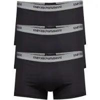 Emporio Armani Calzoncillo boxer gris / negro