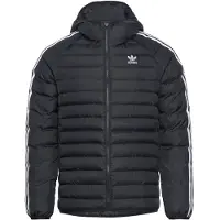 Adidas adidasChaqueta con capucha Synthetic S Black / White Hombre