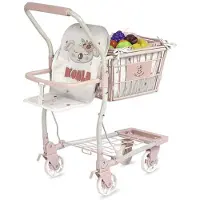 Decuevas Portador De Koala Con Conjunto De 12 Frutas Para Muñecas De Carrito De Compras Para Bebés 30x50x62 Cm 50 Cm
