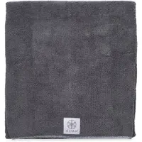 Gaiam - Yoga Mat Towel - Toalla de microfibra size 61 x 173 cm, gris