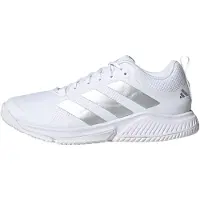 Adidas Calzado deportivo 'Court Team 2.0' plata / blanco