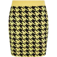 ROCKEASY Falda amarillo limón / negro