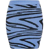 ROCKEASY Falda azul / negro