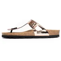Bayton Sandalias de dedo 'Mercure' rosa / negro