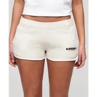 Superdry para mujer. W7110416A Pantalón corto Sportswear Racer blanco roto (XL), Casual, Algodón, outlet 2026.