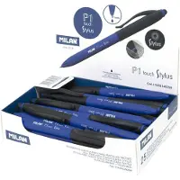 Milan Caja Expositora 25 Bolígrafos Táctiles P1 Tinta Azul