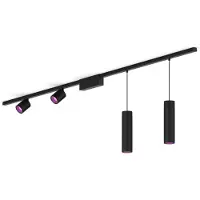Philips Hue Perifo Kit Base De Techo Recto (2 Focos, 2 Suspendidas)