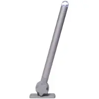 Lalizas : Lámpara de señalización LED compacta con enchufe, 60 cm, color gris. Color: gris. Talla única