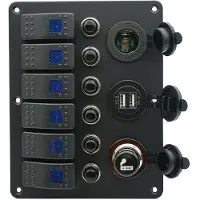 Oem Marine Panel De 6 Interruptores