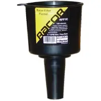 Racor Filtro de combustible tipo embudo Parker , 2.7 Gpm, color negro. Color: negro. Talla única