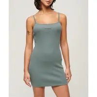 Superdry Vestido Corto Sin Mangas Embroidered Rib Strappy