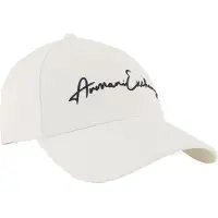 Armani Exchange para hombre. 954224CC51601519 Gorra Baseball blanco (OSFA), Casual, Algodón, outlet 2026.