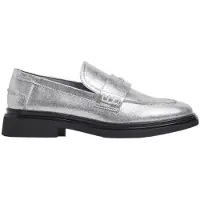 Pepe Jeans para mujer. PLS10424 Mocasines Penny Gloss plateado (36), Plata, 1 a 3cm, Ninguno, Casual, outlet 2026.