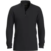 Smartwool - Classic All-Season Merino Base Layer 1/4 Zip Boxed - Ropa interior merino size XXL, negro