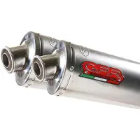 Gpr Exhaust Systems Silenciador Homologado Slip On Tondo/round Inox Double Honda Fmx 650 05-08