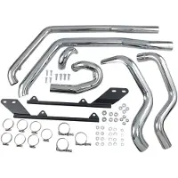 Bassani Xhaust Colector Power Curve True Dual Crossover Harley Davidson Ref:sft-212