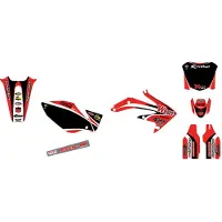 Why Stickers Kit De Gráficos Honda Crf250r 2004-2009 Replica Wyss