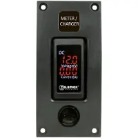 Talamex Panel De Interruptores Curvo Con Voltímetro/amperímetro Adicional