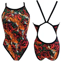 Turbo Traje De Baño Tiger Roses Revolution