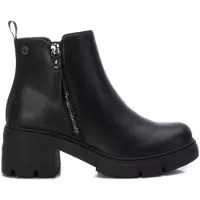 Refresh para mujer. 17105401-NEGRO Botines bajos negro -Altura tacón 6cm- (40), 5 a 8cm, Cremallera, Casual, Imitación cuero, outlet