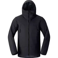 Norrøna - Plumíferos esquí - More Thermo60 Aero200 Jacket M Caviar Black - Talla S - Negro