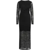 AllSaints Edana Lace Dress Black Talla: 10 | Vestidos Midi Outlet | Mujer | Negro