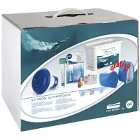 Gre Kit de tratamiento para piscinas , para piscinas de 5 a 15 metros, color blanco. Color: blanco. Talla única