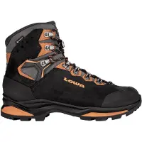 Lowa - Zapatillas de senderismo Hombre - Camino Evo GTX Black/Orange - Talla 41 - Negro