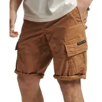 Superdry para hombre. M7110300B Short cargo Vintage Core marrón (34), Casual, Algodón, outlet 2026.