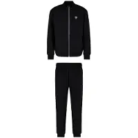 EA7 para hombre. 8NPV56_PJ4EZ Chándal Premium negro (XXS), Casual, Deportivo, Multideporte, Poliéster, outlet 2026.