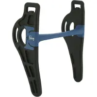 Ekkia Bocado Pelham suave con boca recta, tamaño: 125 mm