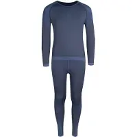 TROLLKIDS - Kid's Hemsedal Baselayer Set - Ropa interior fibra sintética size 176, azul