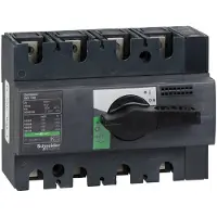 Schneider Electric 28909, Interruptor rotatorio, 4 polos, cableado, , gris, IP40, resistente al polvo