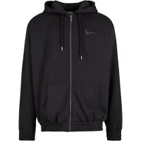 Karl kani Sudadera con cremallera negro / plata