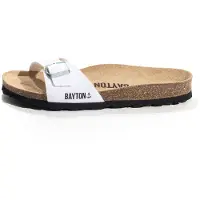 Bayton Zapatos abiertos 'Jazz' negro / plata / blanco