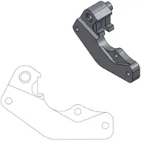 Moto-Master Soporte De Reubicación De La Pinza De Freno 270 Mm Yamaha 211049