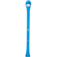 Formidra So Happy: Ducha solar de 28 litros, ducha de jardín, ducha exterior, color azul