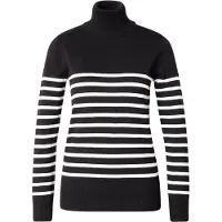 Saint tropez Jersey 'Mila' negro / blanco
