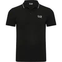 Emporio Armani para hombre. 8NPF16_PJVUZ Polo Casual negro (XXL), Algodón, Manga corta, outlet 2026.