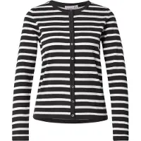 Saint tropez Cárdigan 'Mila' negro / blanco