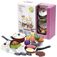 Tachan Juego De Utensilios De Cocina Metálicos De Colores 22 Piezas