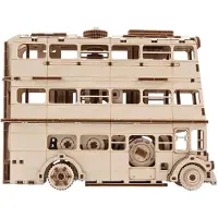 Ugears El Autobús Noctámbulo Modelo Mecánico De Madera