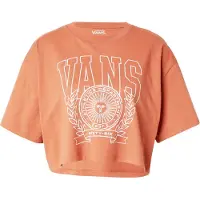 Vans First Team Relax Crop Auburn Talla: L | Camisetas de Seda Outlet | Mujer | Marrón