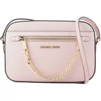 Michael Kors Bolso de mano 'Jet Set Travel Large East-West Zip Chain Crossbody Bag' talco