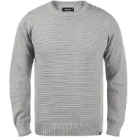 INDICODE JEANS Jersey 'Ricardo' gris moteado