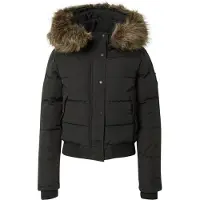 Superdry para mujer. W5011785A Chaqueta Everest Bomber negro (XL), Casual, Poliéster, outlet 2026.