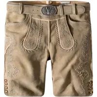 Stockerpoint Pantalón tradicional 'OLIVER' arena / marrón / plata